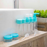 Refillable Portable Travel Bottles Toiletry Case